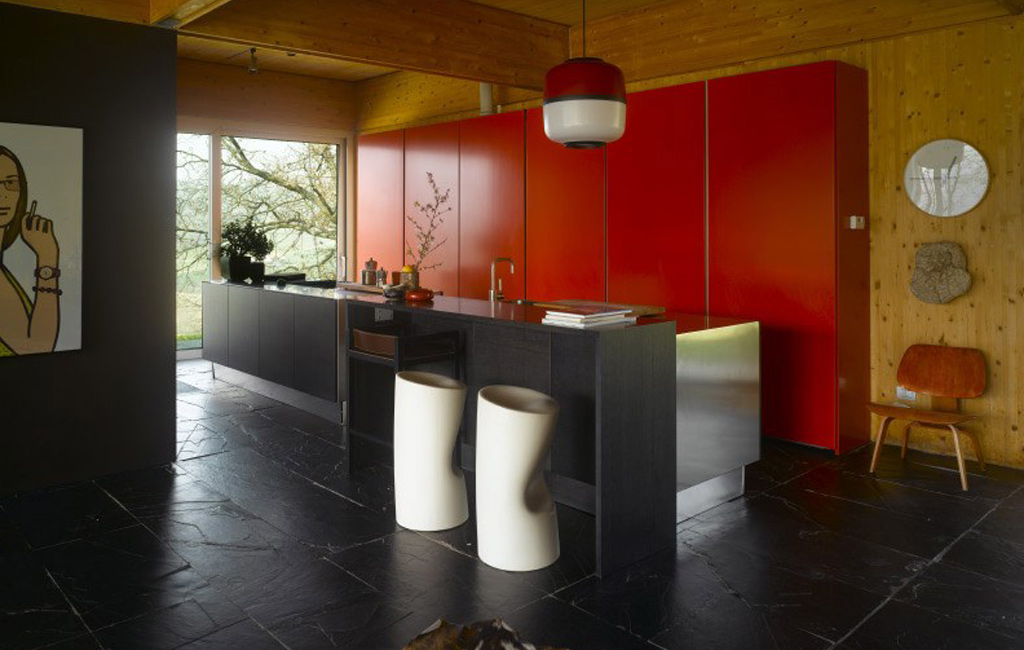 Red kitchen Design